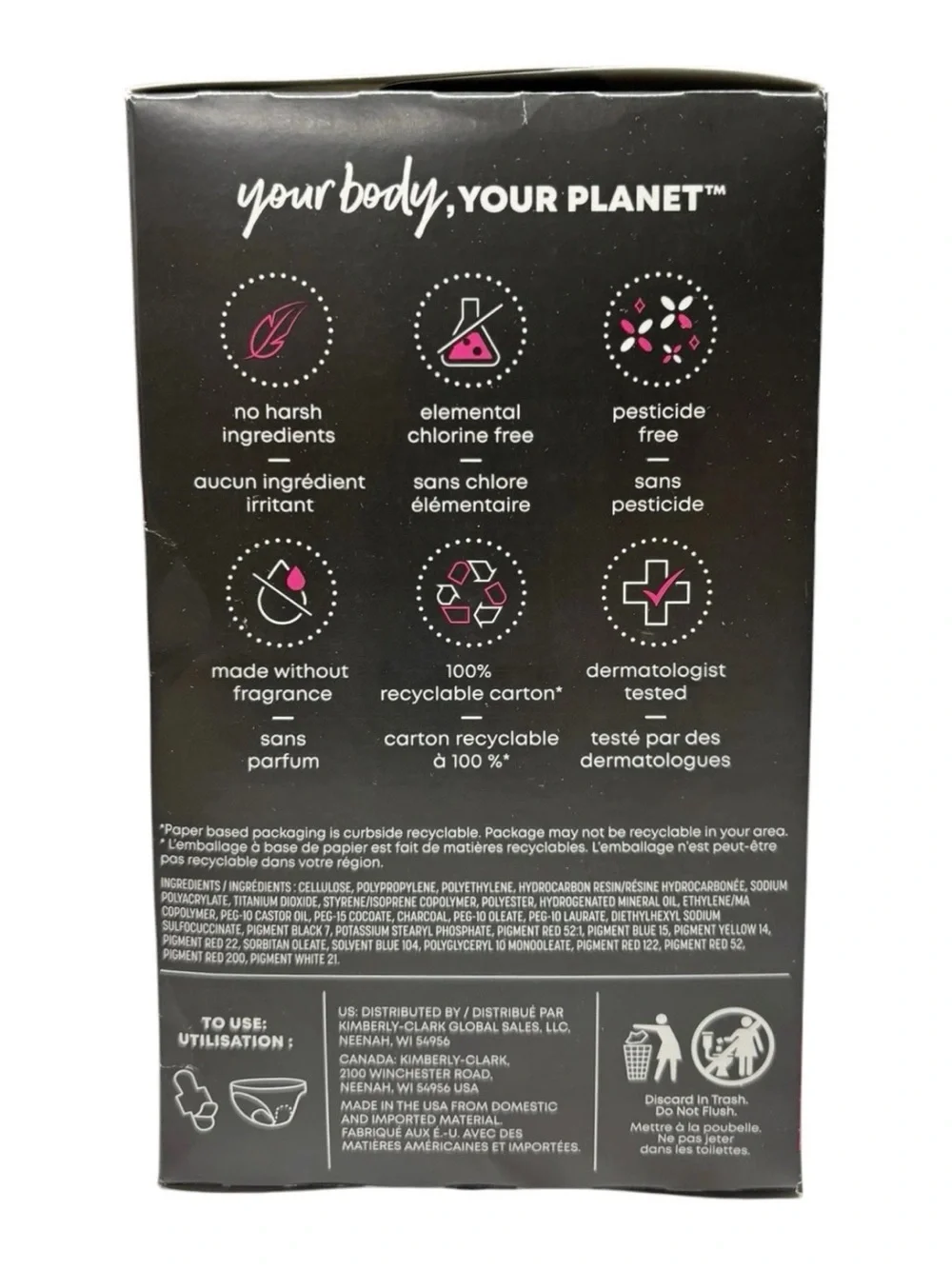 (2) U by Kotex Balance Ultra Thin Pads w/ Wings, Regular Absorbency, 36ct